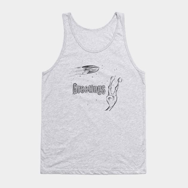 Greetings Tank Top by LiviaDesigns